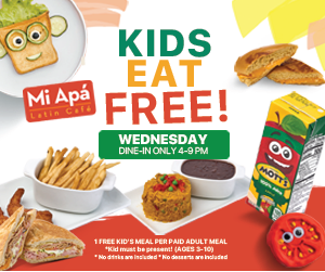 Mi Apa Kids Eat Free