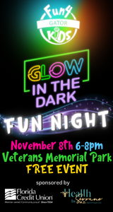 Fun 4 Gator Kids Glow in the Dark Fun Night