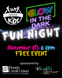 Fun4GatorKids Glow in the Dark Event