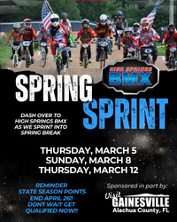 High Springs BMX |  Spring Sprint
