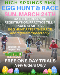 High Springs BMX | Egg Hunt and Race | March 24th