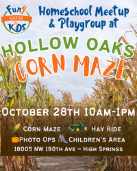 F4GK Family Day at Hollow Oaks Corn Maze | Monday, October 28th 10am-1pm