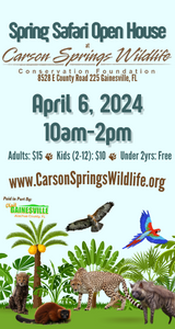Carson Springs Wildlife Spring Safari Open House 2024