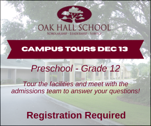 Oak Hall Saturday Tours
