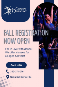 Cameron Dance Fall Registration