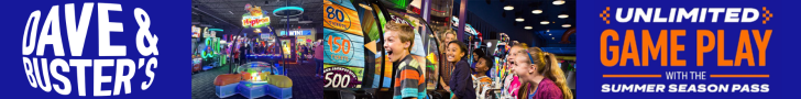 Dave and Busters Summer Season Pass