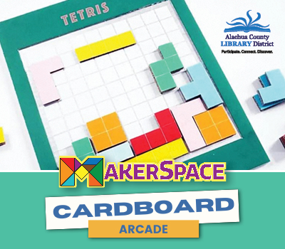 Alachua County Library Carboard Arcade 2025