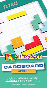 Alachua County Library Carboard Arcade 2025