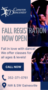 Cameron Dance Fall Registration