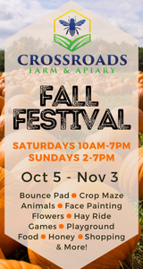 Crossroads Apiary and Farm Fall Festival