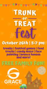 Grace at Fort Clarke Trunk or Treat