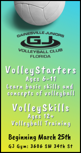 Gainesville Juniors Volleyball - VolleyStarters and VolleySkills