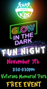 Fun 4 Gator Kids Glow in the Dark Fun Night