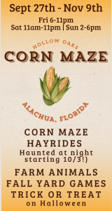 Hollow Oaks Corn Maze