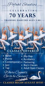Pofahl Studios Fall Registration