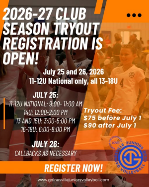 Gainesville Juniors Tryouts 