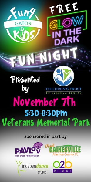 Fun 4 Gator Kids Glow in the Dark Fun Night