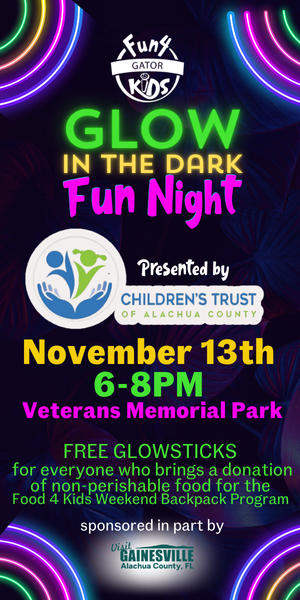 Fun 4 Gator Kids Glow in the Dark Fun Night