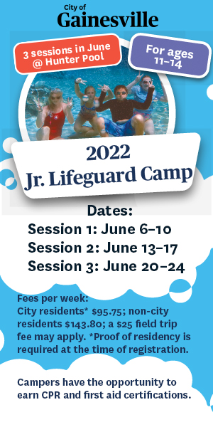City of Gainesville Junior Lifeguard Camp