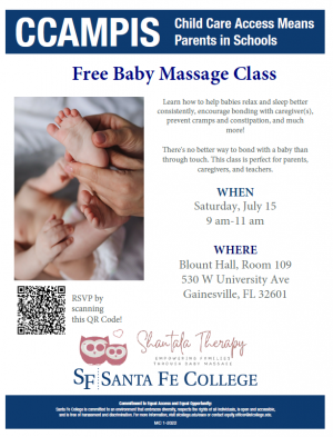 Free Infant Massage Class 7.15.23