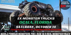 Monster Truck Nitro Tour is coming to the Bubba Raceway Park this weekend