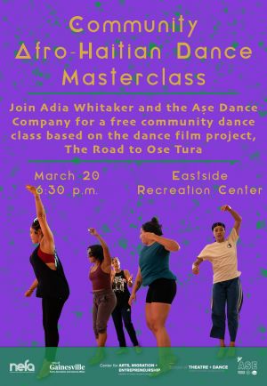 Dance Masterclass Flyer