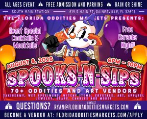 Flier Spooks N Sips August