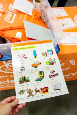 New Kit Home Depot Kids Workshop BATTLESHIP Set W/ Decals & Pin NOV 2020 