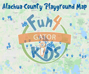 Fun 4 Gator Kids Map of Alachua County Playgrounds