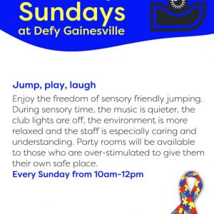 Defy Sensory Sundays