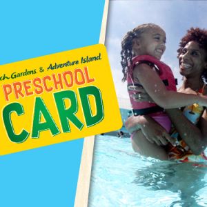 Busch Gardens and Adventure Island Preschool Card