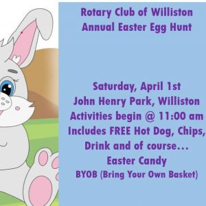 Rotary Club of Williston Easter Egg Hunt