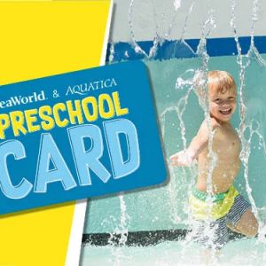 SeaWorld and Aquatica Preschool Card