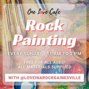 One Love Cafe Rock Painting