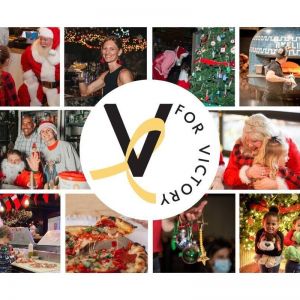V Pizza V for Victory Holiday Pizza Party