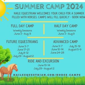Haile Equestrian Center Horseback Riding Summer Camp