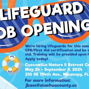 Cuscowilla Nature and Retreat Center Lifeguard Job Openings