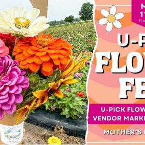 Branford Farm Stand U-Pick Flower Fest - Mother's Day Weekend