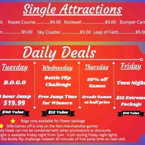 Flip Factory Zone Daily Deals