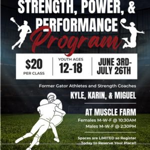 Muscle Farm Youth Summer Strength + Power + Performance Program