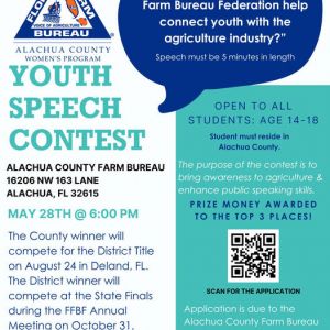 Alachua County Farm Bureau Youth Speech Contest