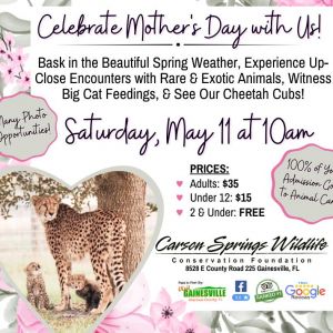 Carson Springs Wildlife Conservation Foundation Mother's Day Tour