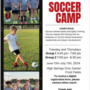New Heights Academy Soccer Camp Program
