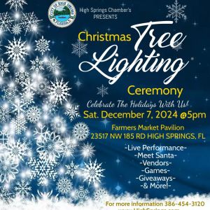 High Springs Chamber of Commerce Christmas Tree Lighting