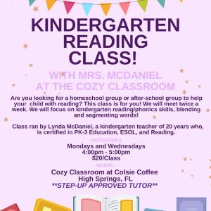 Lynda McDaniel Kindergarten Reading Class