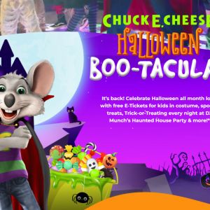 Chuck E. Cheese Halloween Boo-Tacular