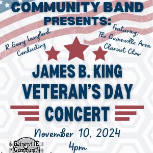 Gainesville Community Band Veterans Day Concert