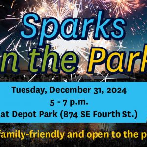 Sparks in the Park at Depot Park