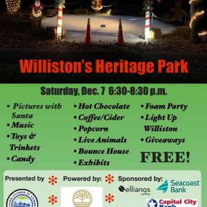 Williston Christmas Parade and Winter Wonderland