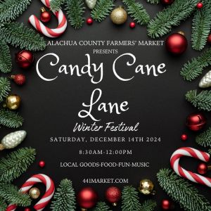 Alachua County Farmers' Market Candy Cane Lane Winter Festival